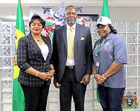 L_R: The Representative of the Managing Director, NPA, and General Manager, MD’s Office, Dr. Chinwe Abama, the Programme Consultant, NPA Prostrate Cancer Screening, Adeyemi Amuwo and the General Manager, Medical Services, NPA, Dr. Christiana Akpa during the official Flag-Off Ceremony of Prostate Cancer Awareness Screening Programme at the NPA Corporate Headquarters in Lagos.
