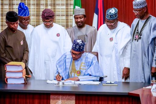 Budget Circle Now January-December, As Buhari Signs Fastest Budget Since 1999