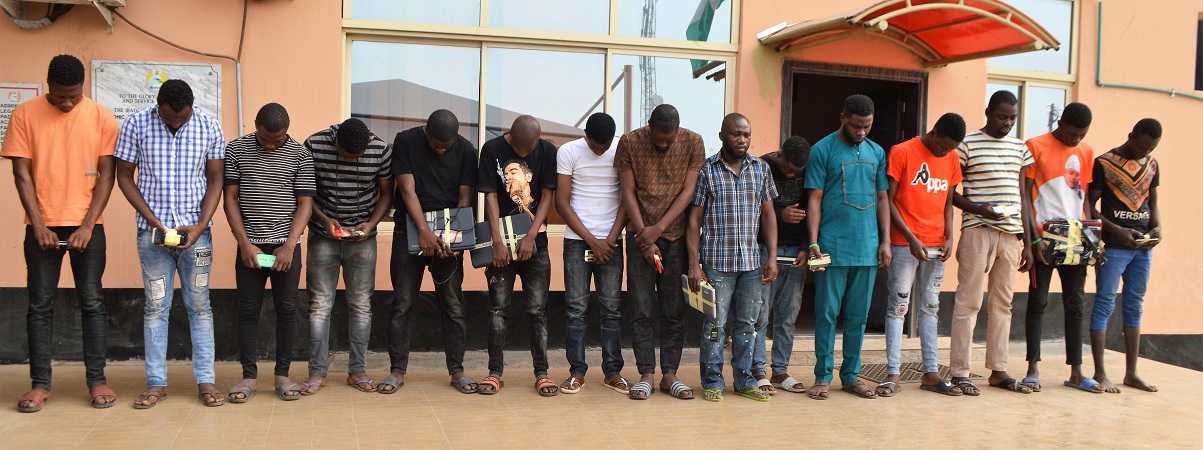 EFCC Nabs Two Brothers, 13 others for Alleged Internet Fraud  *** Arraigns Four Others for Alleged N36. 8m Fraud