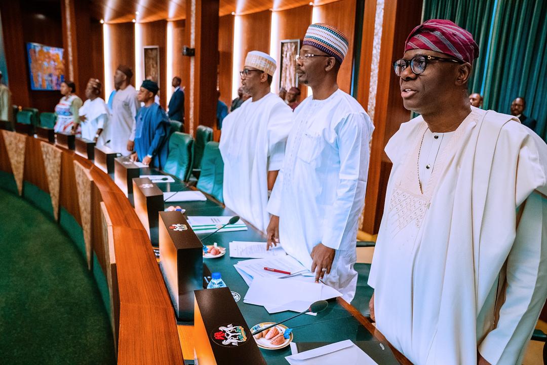 PICTURES: GOV. SANWO-OLU ATTENDS NATIONAL ECONOMIC COUNCIL MEETING AT THE COUNCIL CHAMBER, ASO VILLA, ABUJA ON THURSDAY,MARCH 19, 2020.