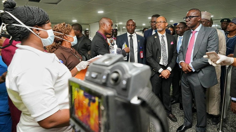 COVID-19: Sanwo-Olu Visits Lagos Airport, Assesses Travellers’ Screening
