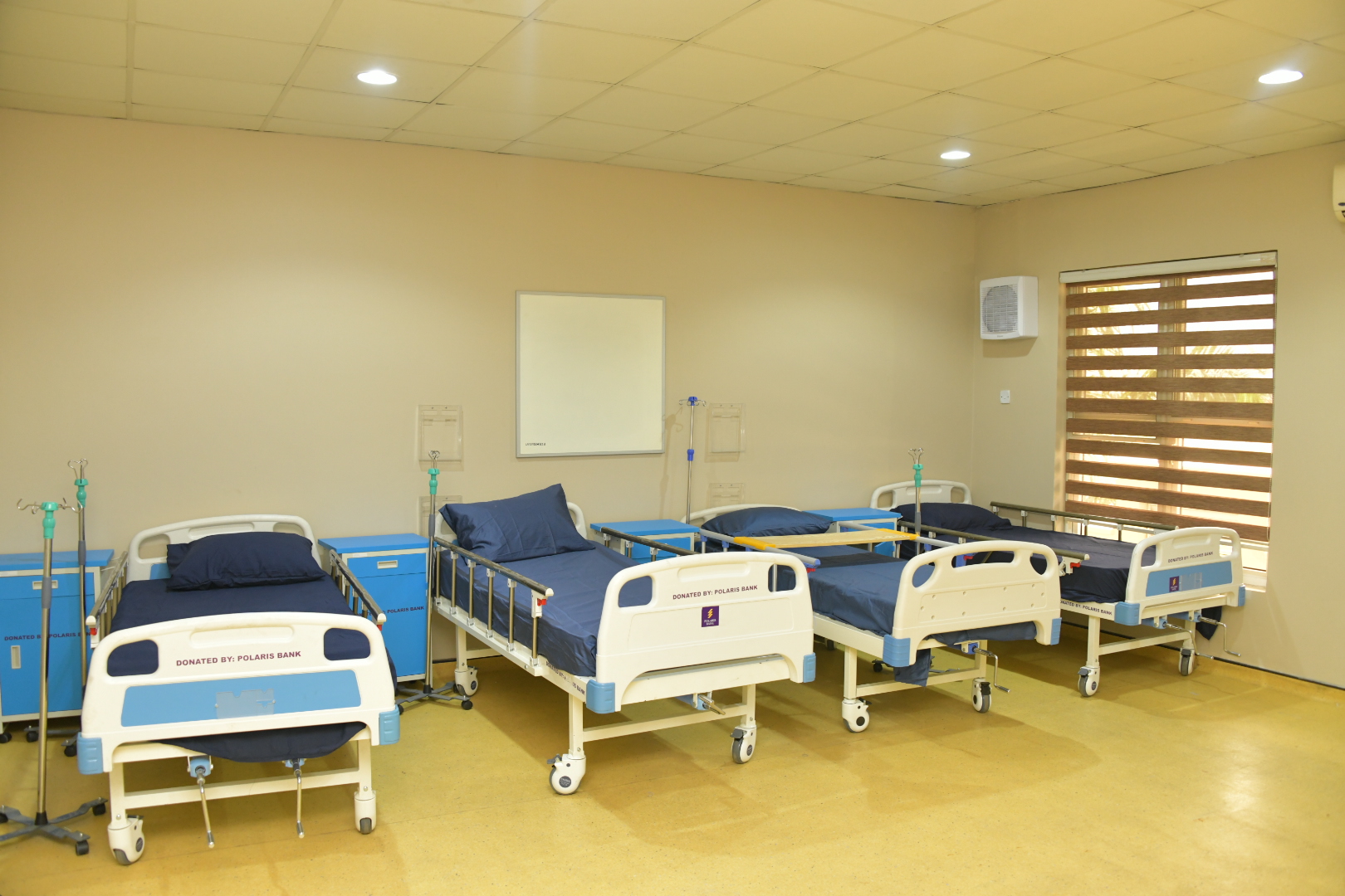 The Isolation Centre for Coronavirus treatment at the Gbagada General Hospital, unveiled by Governor Babajide Sanwo-Olu, on Friday, May 1, 2020.