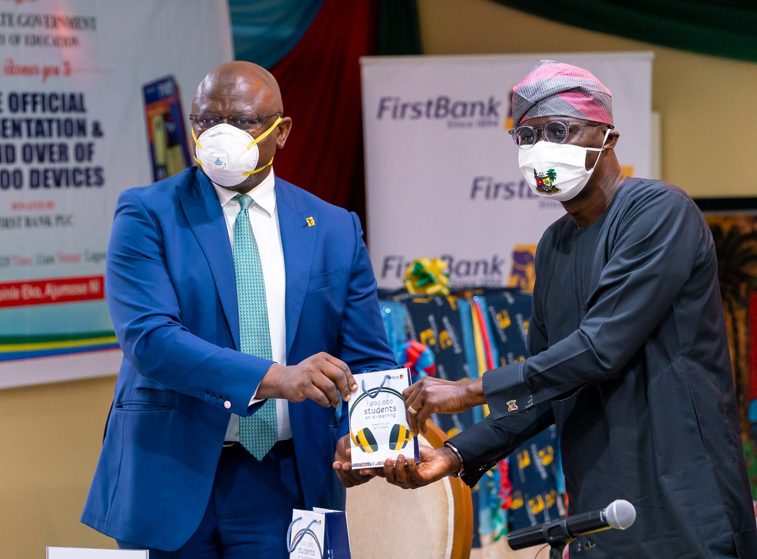 First Bank Donates 20,000 e-Learning Digital Devices To Lagos Public Schols