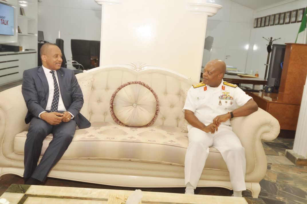 PHOTO NEWS: NIMASA DG PAYS A WORKING VISIT TO CHIEF OF THE NAVAL STAFF