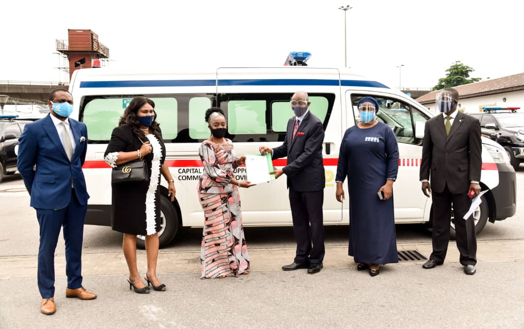 CMSCC Donates Ambulance to Lagos State Government to Support Fight Against COVID-19