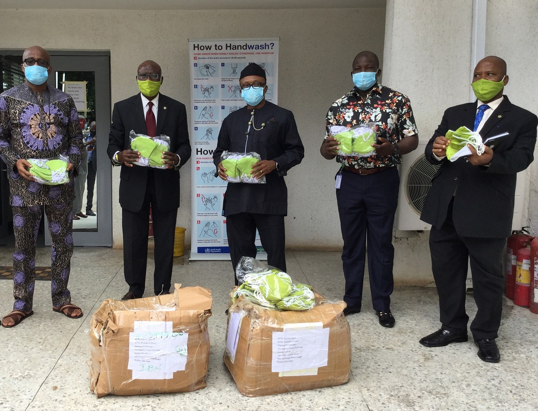 NSE Donates 3,800 Non-Medical Face Masks to Edo State Task Force for COVID-19