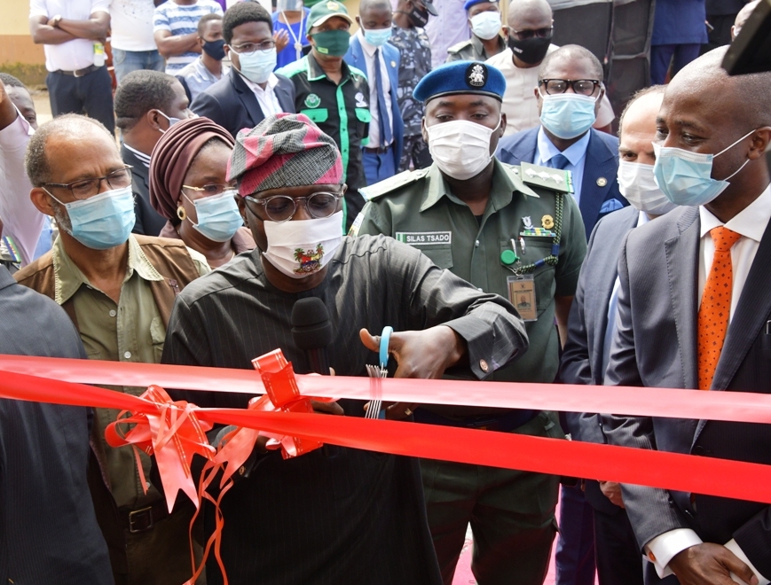 PICTURES: GOV. SANWO-OLU COMMISSIONS STATE-OF-THE-ART 36-CHAMBER MORGUE AT IDH-YABA, ON TUESDAY, JULY 14, 2020
