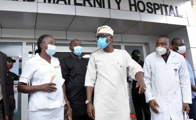 Sanwo-Olu, Wife Celebrate Eid el- Kabir With Patients, Health Practitioners At Hospitals