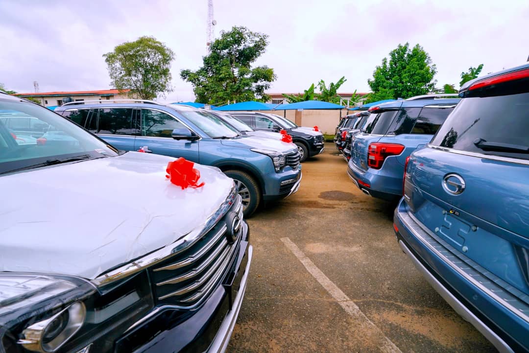The official vehicles presented to Judges of the Lagos State Judiciary by Governor Babajide Sanwo-Olu at the High Court Ikeja, on Wednesday, September 23, 2020.   