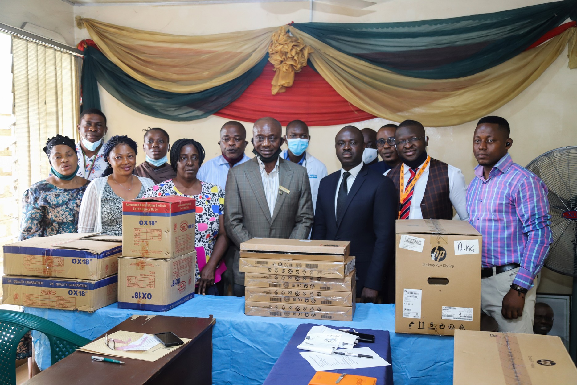 SIFAX Group Donates Computers, Fans To Apapa General Hospital