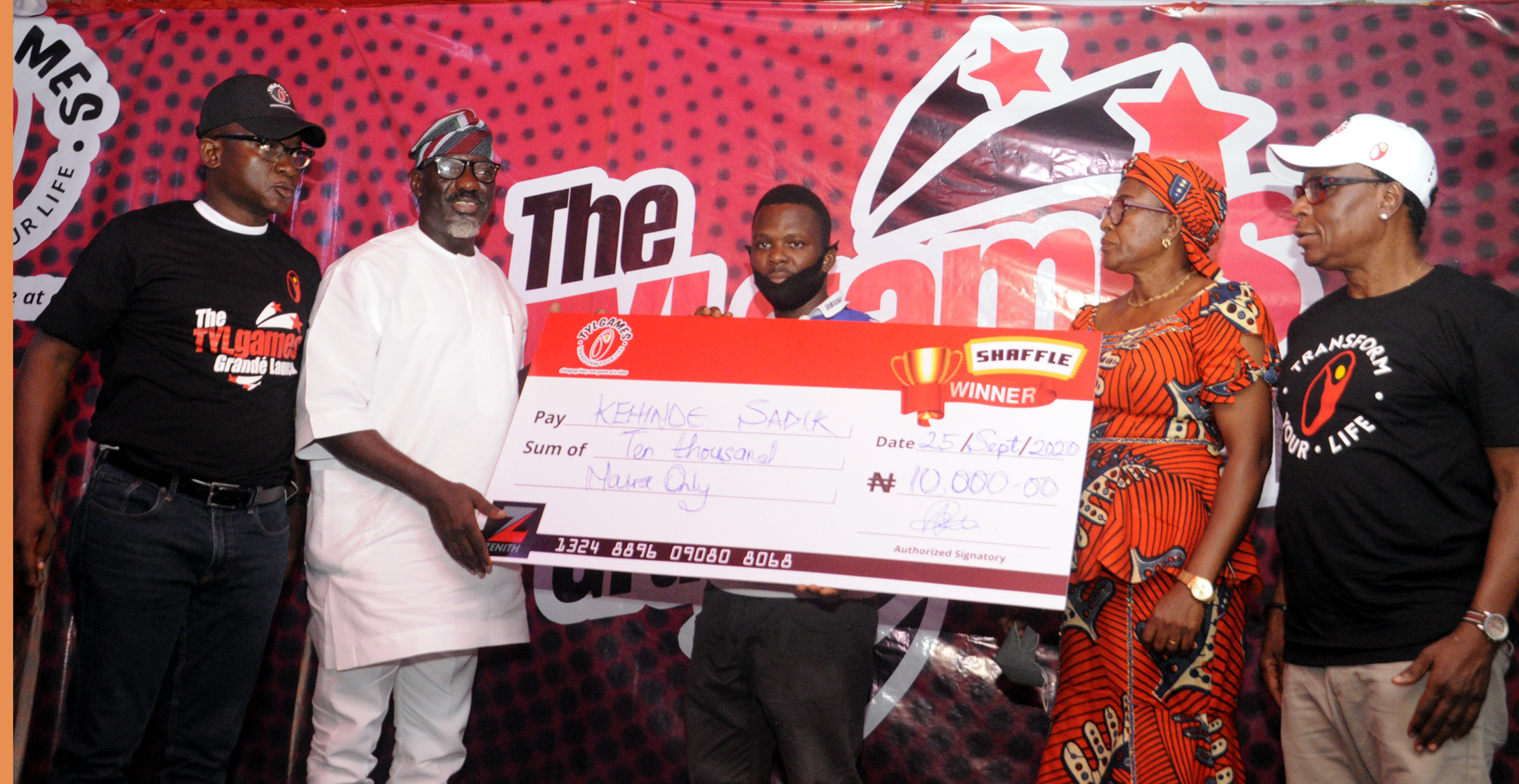 Lagos  Business Man Wins TYLgames N1million grand prize