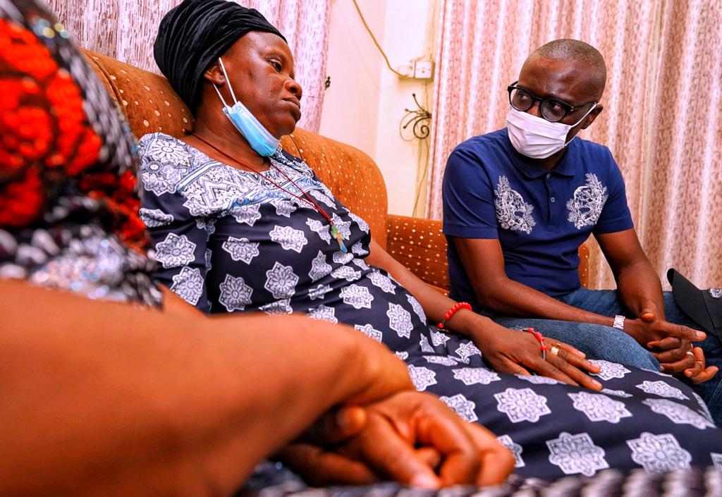#EndSARS: Sanwo-Olu Visits Widow, Family Of Driver Killed In Surulere