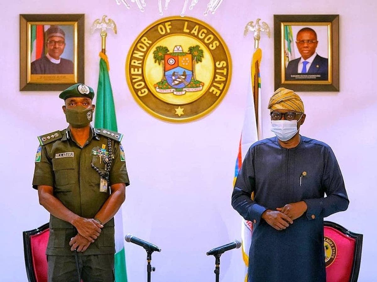 Sanwo-Olu Receives Police IG Over Coordinated Arson  In Lagos