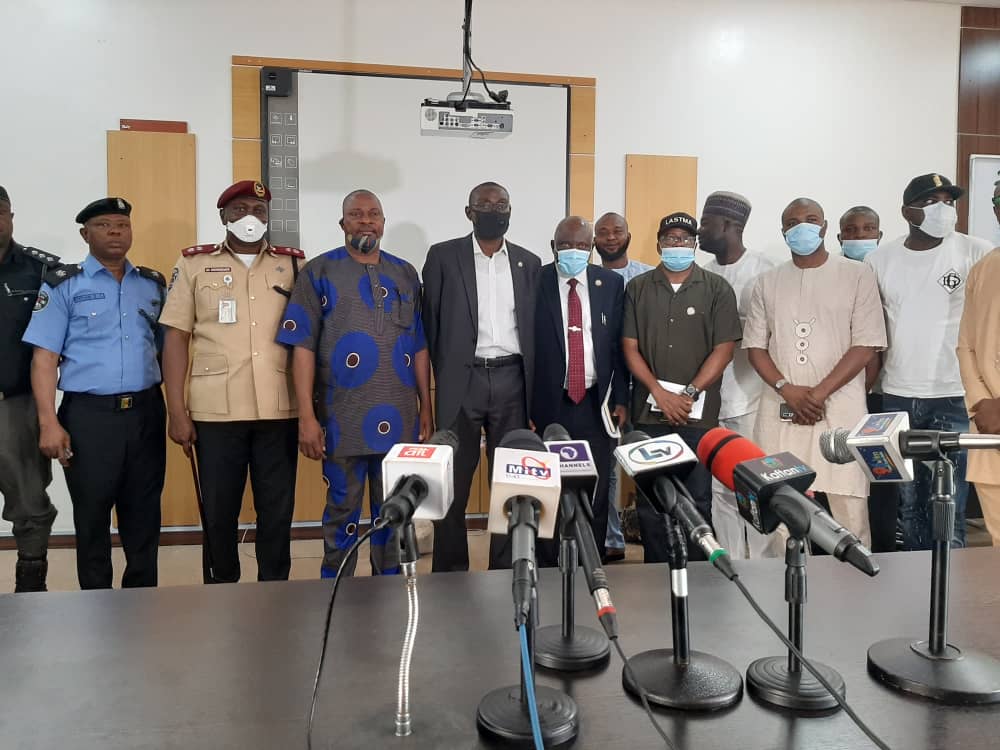 LASG BRIEFS MEDIA ON TRAFFIC VIOLATIONS BY MOTORISTS, MOTORCYCLE AND TRICYCLE RIDERS, ON WEDNESDAY, NOVEMBER 19 , 2020
