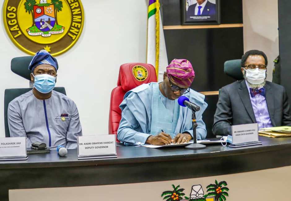 Sanwo-Olu Signs Executive Order For Rebuild Lagos Trust Fund