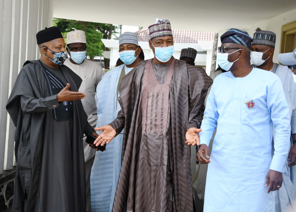 Sanwo-Olu  Receives Borno Governor, Northeast Leaders On Solidarity Visit
