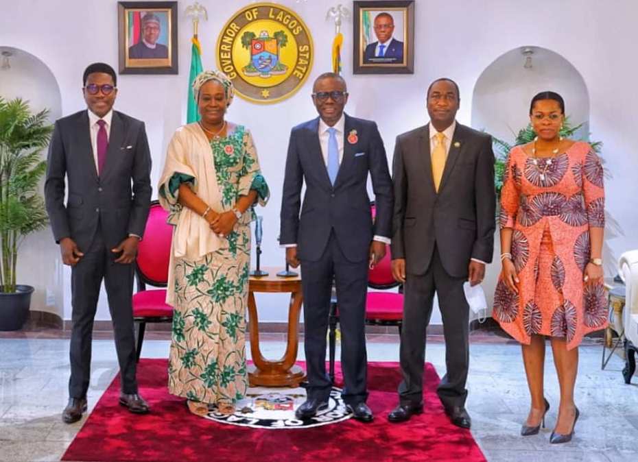 PICTURES: GOV. SANWO-OLU RECEIVES HEAD OF SERVICE OF THE FEDERATION, MRS. FOLASHADE YEMI-ESAN AND MEETS WITH STATES’ HEADS OF SERVICE AT LAGOS HOUSE, MARINA, ON THURSDAY, DECEMBER 3, 2020