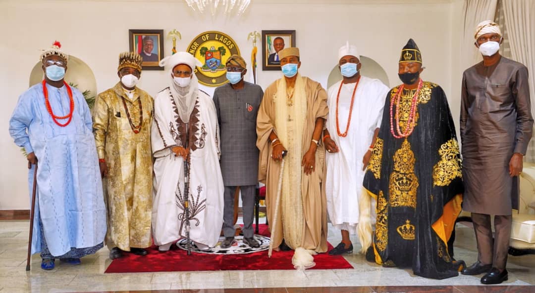 Sanwo-Olu Receives Delegates From National Council Of Traditional Rulers 