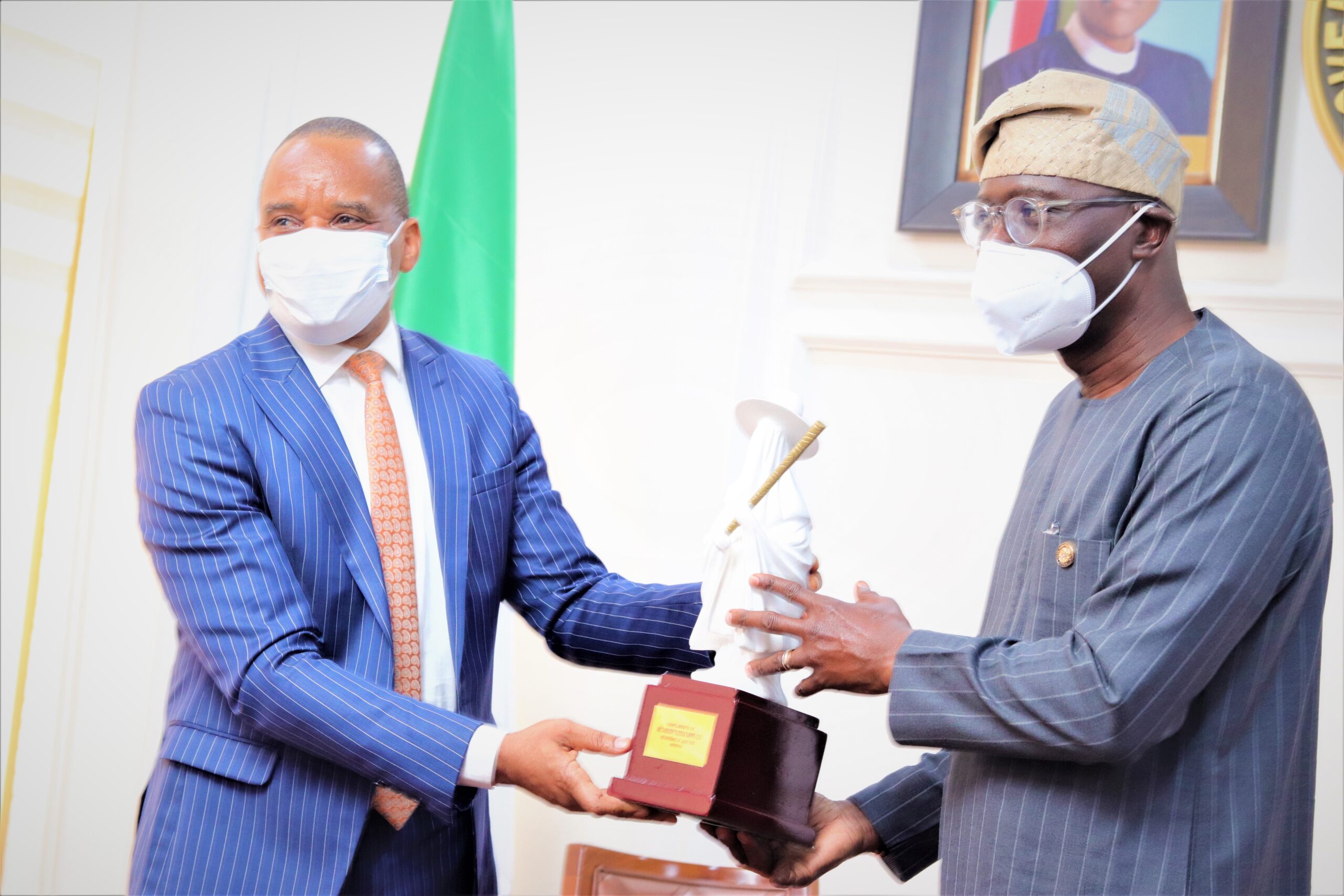 Dr. Bashir Jamoh’s Courtesy Call To the Lagos State Governor