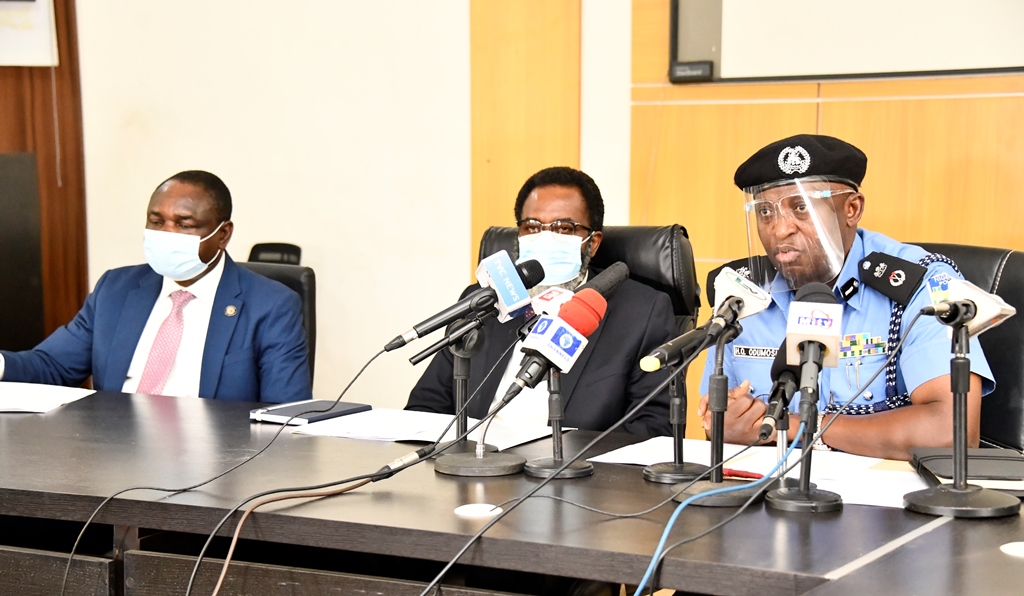 PHOTOS: PRESS BRIEFING ON THE POSITION OF THE LAGOS STATE GOVERNMENT ON THE PLANNED #ENDSARS PROTEST(#OCCUPYLEKKITOLLGATE) IN LAGOS ON THURSDAY, AT THE BAGAUDA KALTHO PRESS CENTRE, THE SECRETARIAT, ALAUSA ON THURSDAY FEBRUARY 11, 2021.