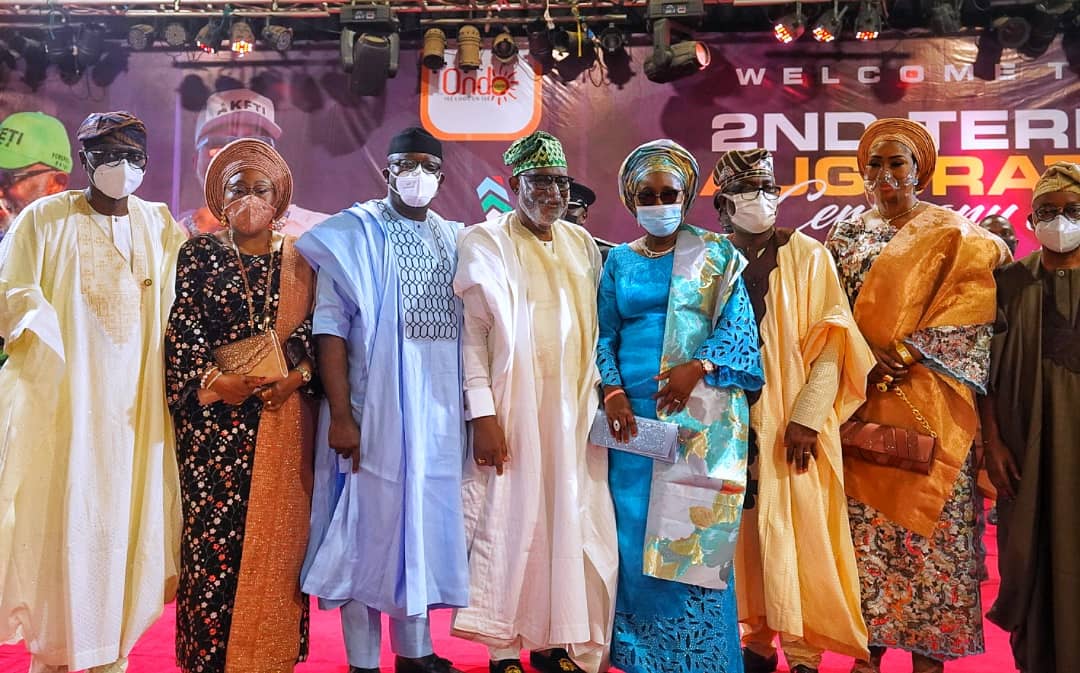 PICTURES: Sanwo-Olu, Other Governors At The Second Term Inuguration Of  Rotimi Akeredolu As Governor Of Ondo State On Wednesday,  February 24, 2021