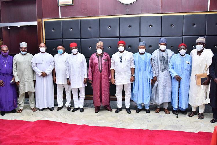 Uzodinma Holds South East Christian-Muslim Peace Pact With Jigawa, Kebbi Governors, Others
