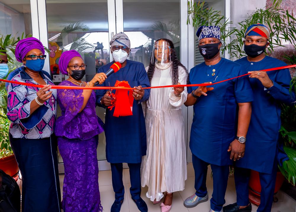 PICTURES: Gov. Sanwo-Olu Attends Opening Of The EbonyLife Creative Academy At Victoria Island, On Tuesday, March 9, 2021