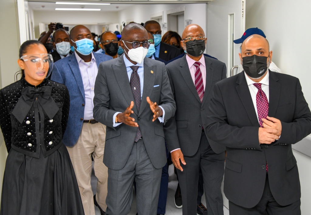 PICTURES: Gov. Sanwo-Olu At Official Unveiling Of Evercare Hospital Lekki Limited,  On Thursday March 11, 2021