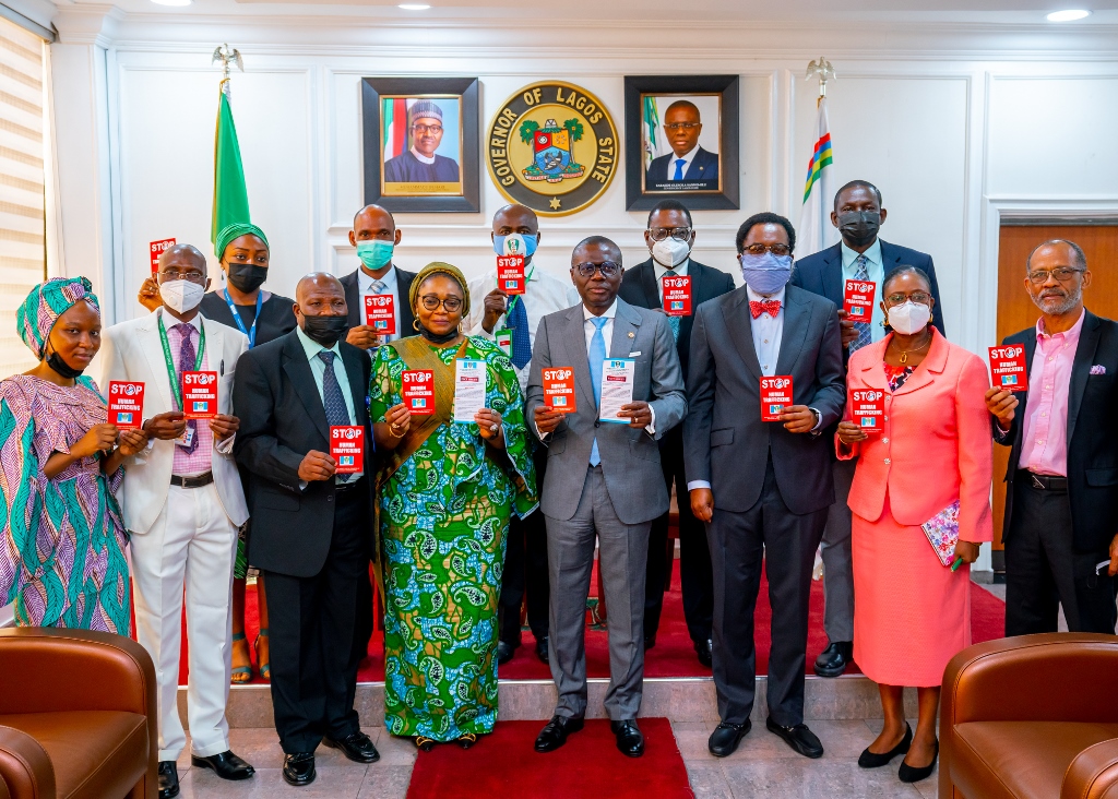PICTURES: Gov. Sanwo-Olu Receives Director-General, National Agency For The Prohibition Of Trafficking Persons (NAPTIP), Imaan Sulaiman-Ibrahim, At Lagos House, Ikeja On Monday, April 26, 2021
