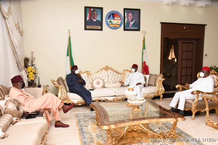 Photo News On Southern Governors Security Meeting At Asaba, Delta State