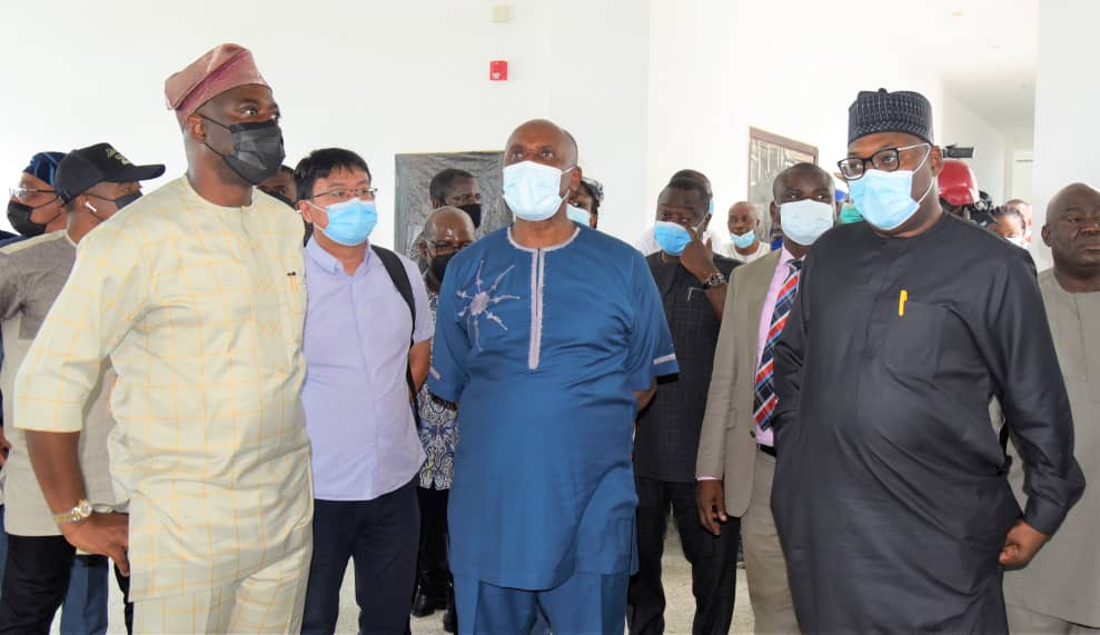 Picture Of The Inspection Of Inland Dry Port In Moniya, Ibadan, Oyo State, By The Honorable Minister Of Transportation, Governor of Oyo State And Executive Secretary/CEO Nigerian Shippers’ Council