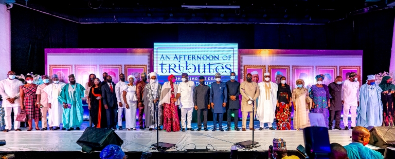 PHOTOS: VICE PRESIDENT OSINBAJO, GOV. SANWO-OLU, OTHERS AT ‘AN AFTERNOON OF TRIBUTES’ IN HONOUR OF FALLEN MEDIA LEADERS AT MUSON CENTRE, ONIKAN, LAGOS, ON FRIDAY, MAY 21, 2021