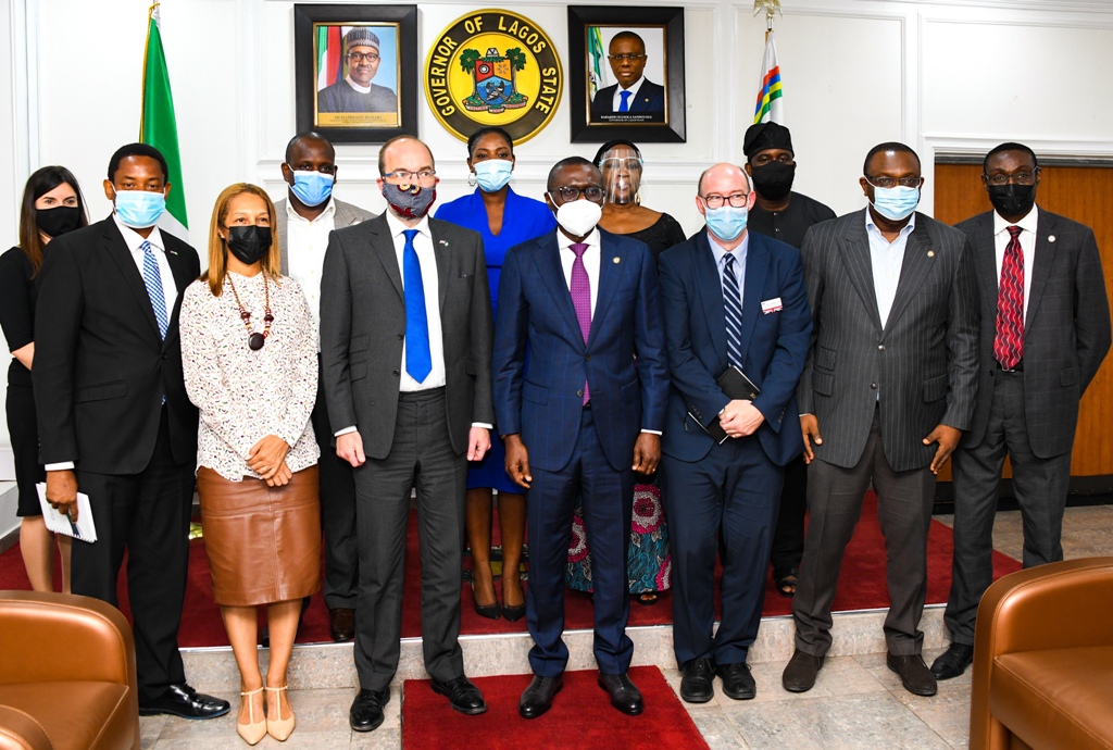 PHOTOS: Gov. Sanwo-Olu Receives UK Minister For Africa, James Duddridge At Lagos House, Ikeja, On Thursdsy April 29, 2021
