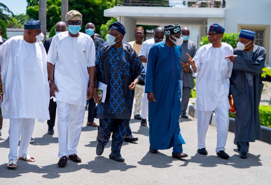 Photos: Gov. Sanwo-Olu, Asiwaju Tinubu, Gbajabiamila, Others At APC Southwest Leaders Meeting At Lagos House, Marina