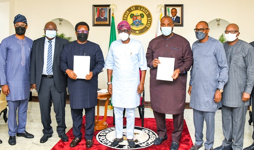 Photos: Gov. Sanwo-Olu Attends Signing Of MoU For Provision Of Reliable Electric Power Supply In Ibeju Lekki And Other Parts Of EKEDC Coverage Areas, At Lagos House, Marina, On Tuesday, May 25, 2021