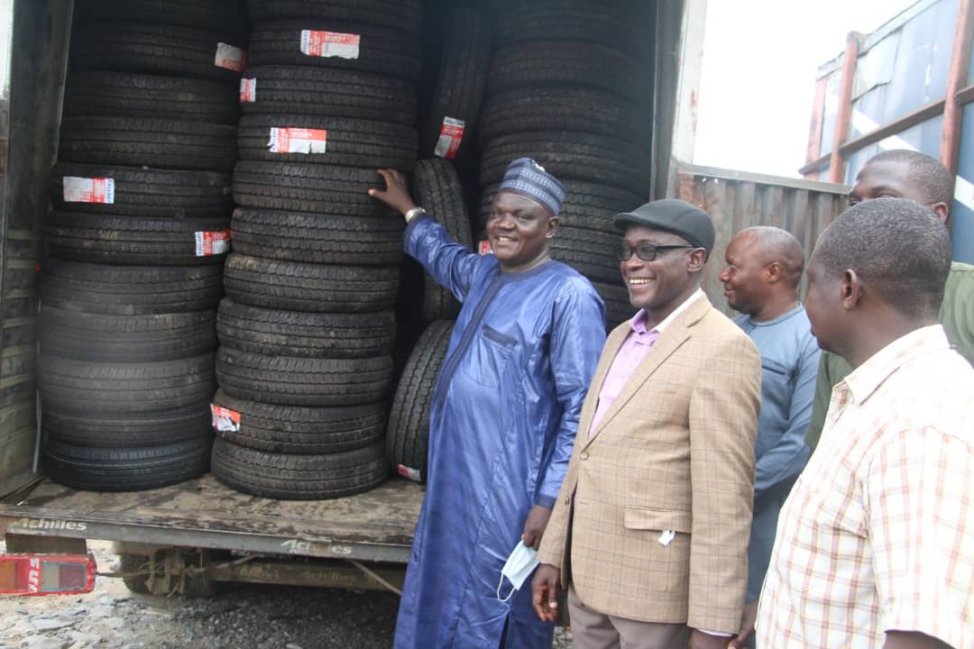 SON Evacuates Seized Substandard Tyres In Ogun State