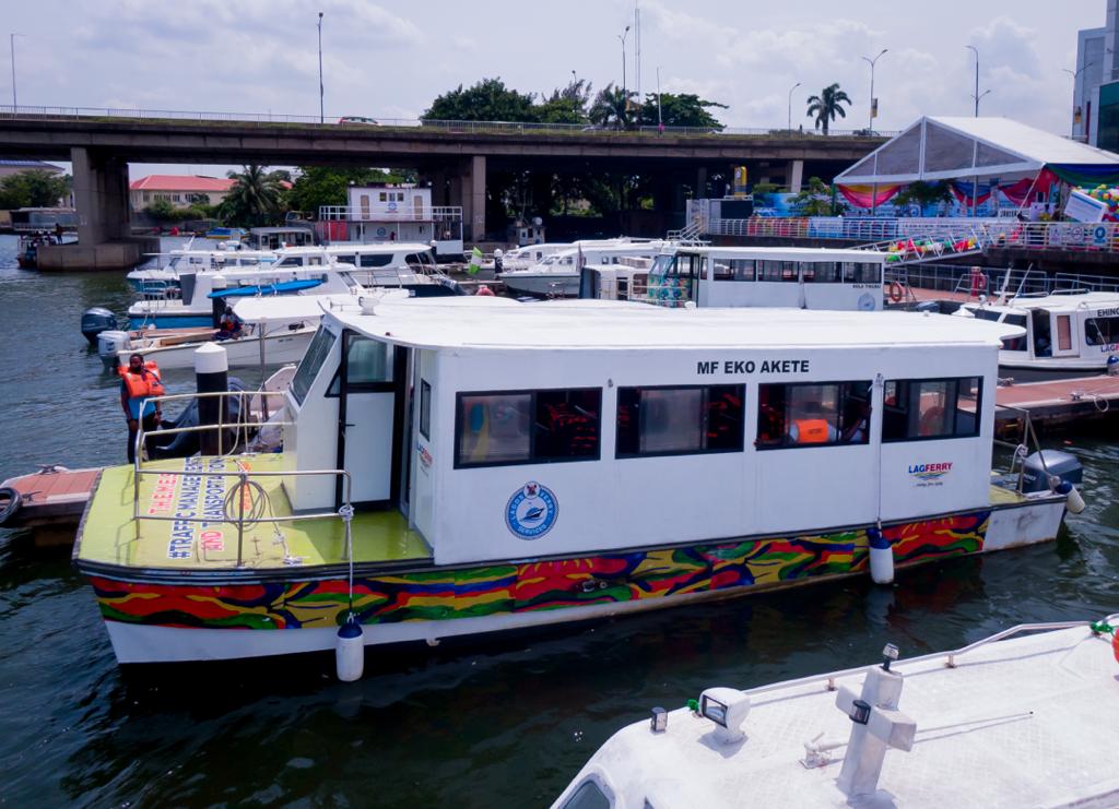 Photo: Gov. Sanwo-Olu Commissions Seven New High Capacity Boats, Lauches Cowry Card For Water Transportation At The LASWA Yard, Five Cowries Terminal, Ikoyi On Tuesday, 22 June 2021