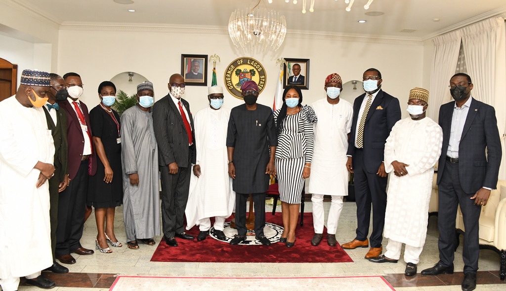 Pictures: Gov. Sanwo-Olu Receives Federal Government Visitation Panel To University Of Lagos In A Courtesy Visit At Lagos House, Marina, On Thursday, June 3, 2021