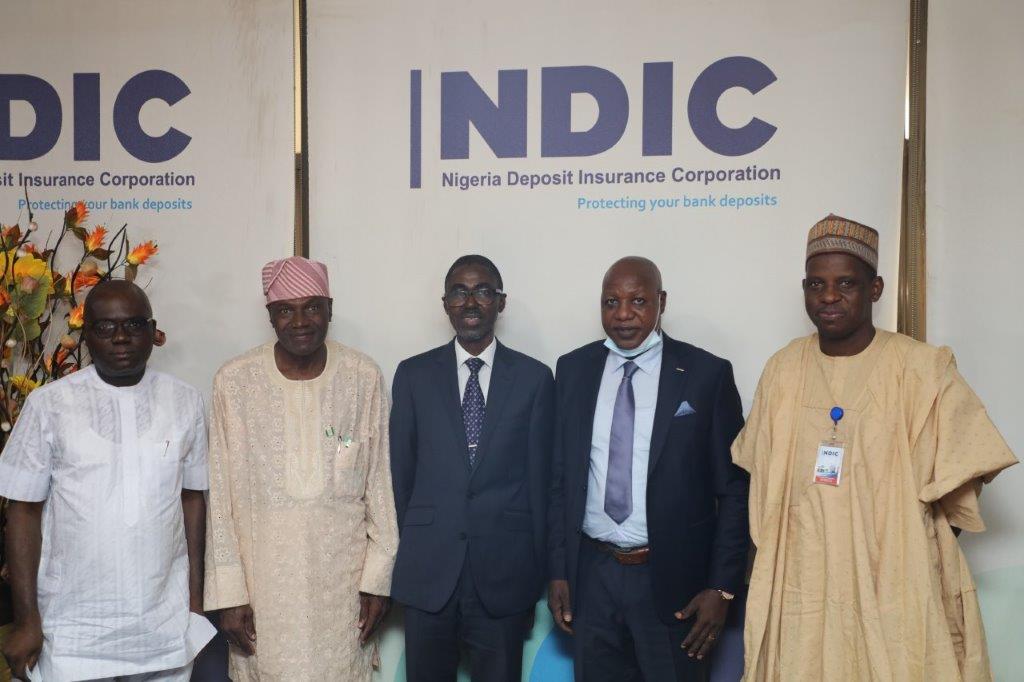 Photos: Nigerian Guild of Editors, NGE, Courtesy Call to the Executive Management of NDIC in Abuja