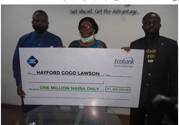 Photo News: Ecobank Nigeria Makes Four Customers Millionaires