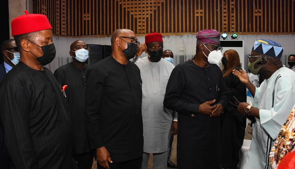 Photos: Gov. Sanwo-Olu Attends Night Of Tribute In Honour Of Late Rear Admiral Ndubuisi Kanu (Rtd) At Muson Centre, Onikan, On Tuesday, September 28, 2021