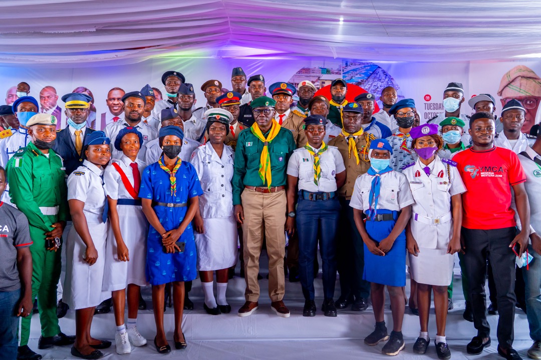 Photos: Gov. Sanwo-Olu At The “Lagos Youths Symposium” Themed: “Rebuilding For Greatness” At De Blue Roof, LTV 8, Agidingbi, Ikeja, On Tuesday, October 19, 2021