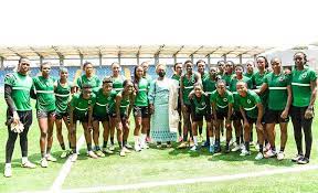 2022 WAFCON: Lagos First Lady Visits Super Falcons, Rallies Support For Team 