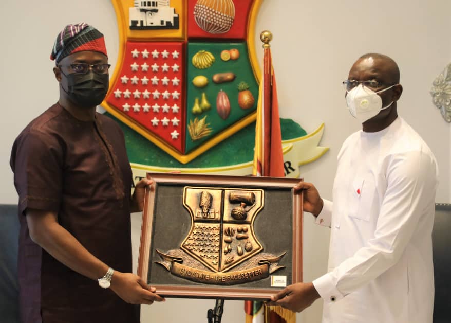 Pictures of the courtesy visit of the Management of Nigerian Shippers’ Council to Executive Governor of Oyo State, Oyo State, Ibadan