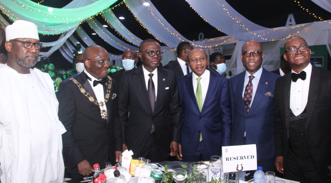 Photo: CBN Gov., Godwin Emefiele And Other Dignitaries At 56th Annual  Bankers Dinner In Lagos On Friday