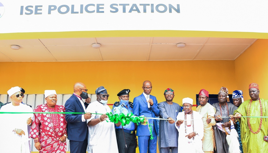 Photos: Gov. Sanwo-Olu Commissions Ise Police Station, Ibeju Lekki On Thursday, November 11, 2021