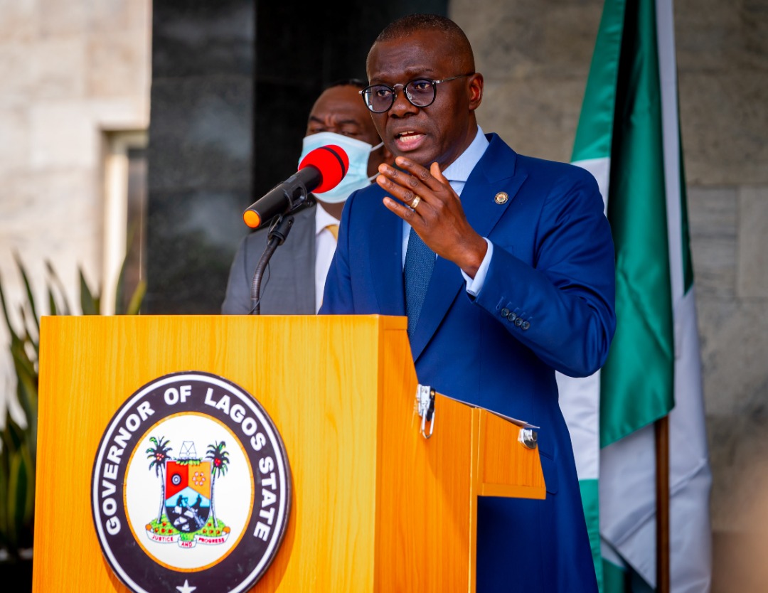 Photos: Gov. Sanwo-Olu’s Media Briefing On The State Government’s Position On The Recommendation Of The Judicial Panel Of Inquiry On EndSARS At Lagos House, Ikeja, On Tuesday, Nov.30, 2021.