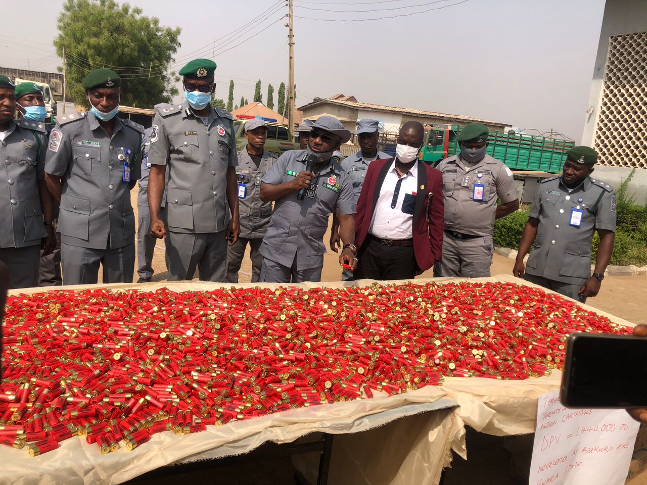 Nigeria Customs Seizes 3,620 Rounds Of Live Ammunitions In Kwara