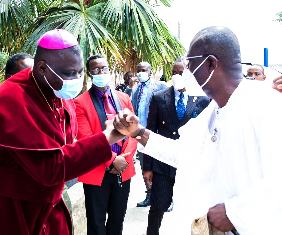 Photos: Gov. Sanwo-Olu Attends CAN 2022 Interdenominational Divine Service At The Apostolic Church, LAWNA Territorial Headquarters, Ketu On Saturday, Feb.19