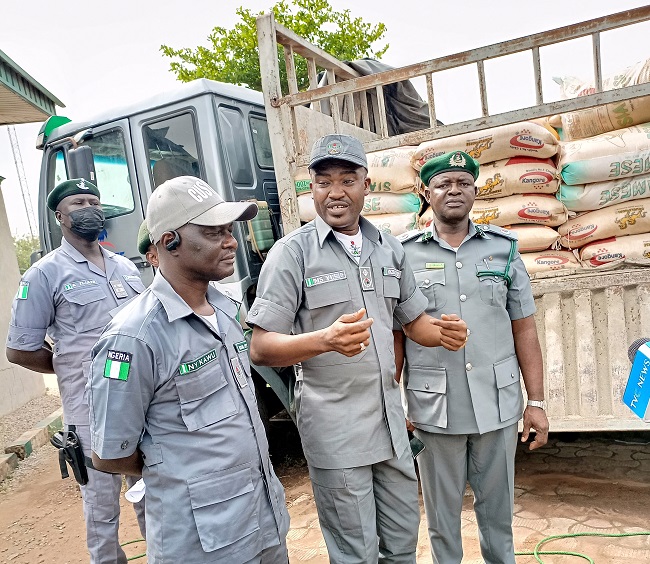 Customs Strike Force, Team A Seizes , Timber, Rice, Used Tyres, Others Worth Over N373m